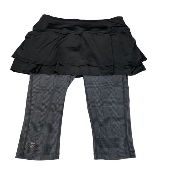 Athleta Active Skirted Leggings Womens Small Stretch - Picture 1 of 12